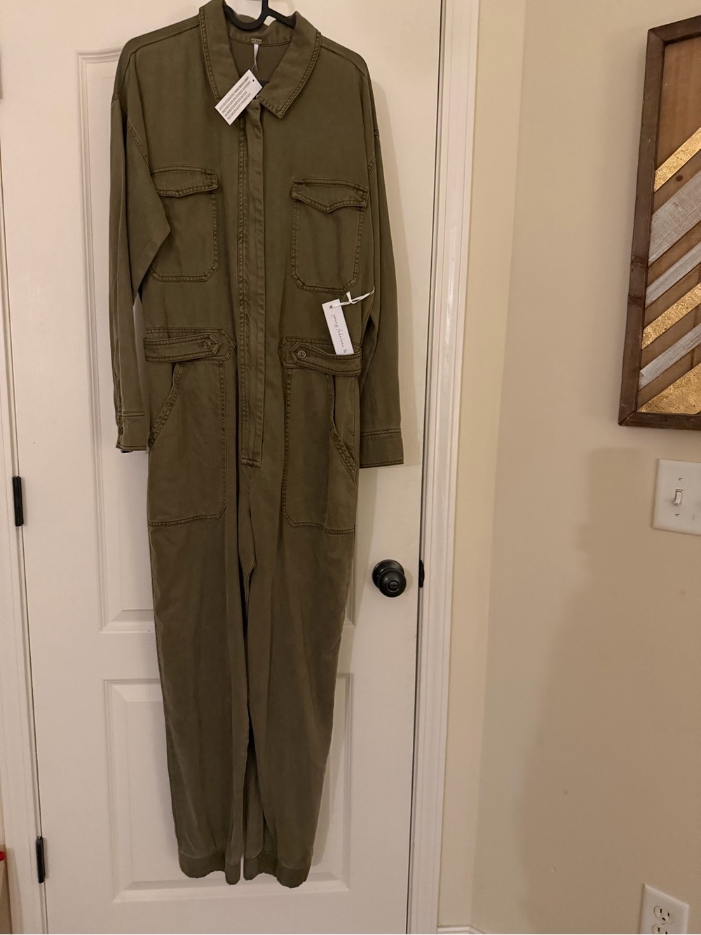 Young Fabulous & Broke Olive Utility Jumpsuit